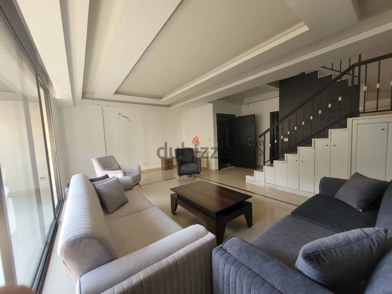 Furnished Duplex +Terrace+open view 4 sale in Mansourieh (3 parkings) 0