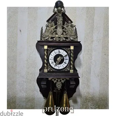 Vintage atlas wall clock