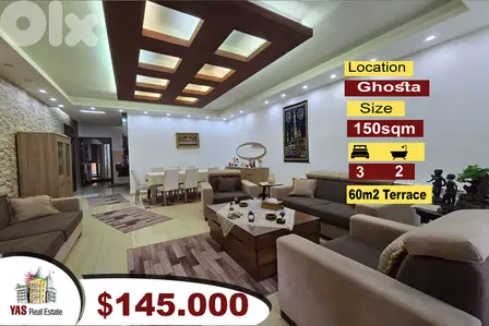 Ghosta 150m2 | 60m2 Terrace | High End | Mountain View | DA/KH |
