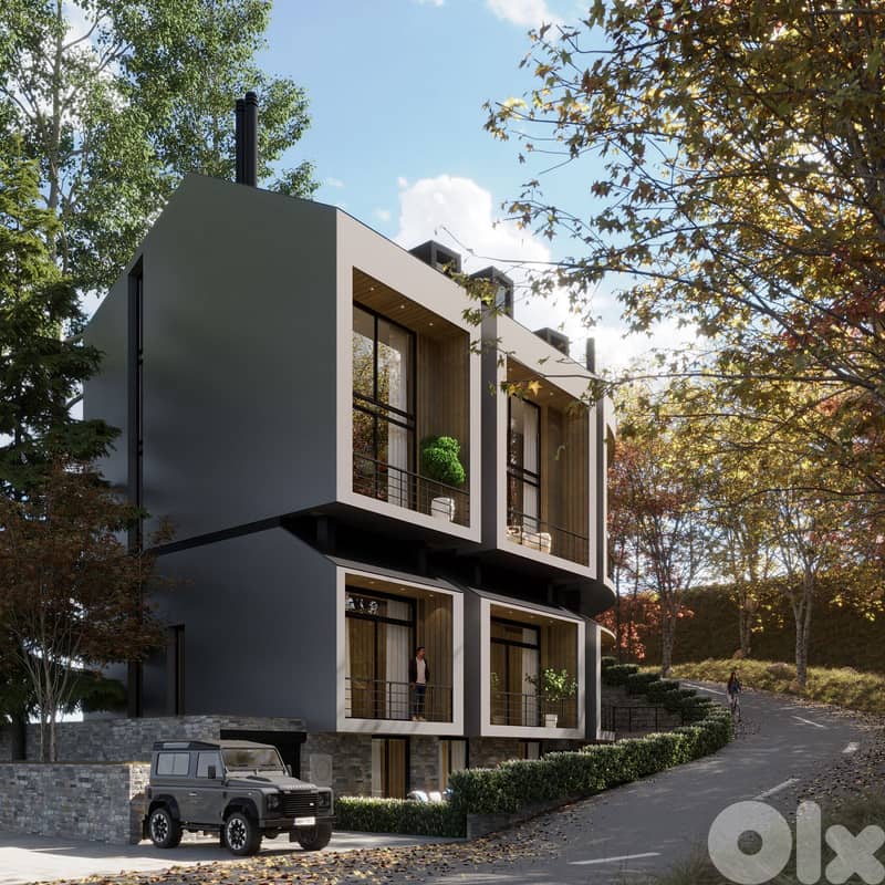 Chalet for sale in Ouyoun El Simen/ Under construction/ Garden 2
