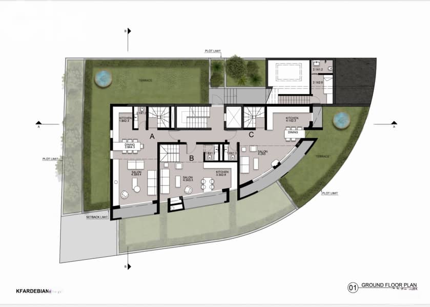 Chalet for sale in Ouyoun El Simen/ Under construction/ Garden 6