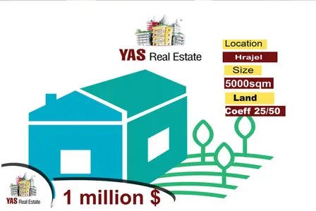 Hrajel 5000m2 | Land | Coeff 25/50 | Unlockable View | AC |