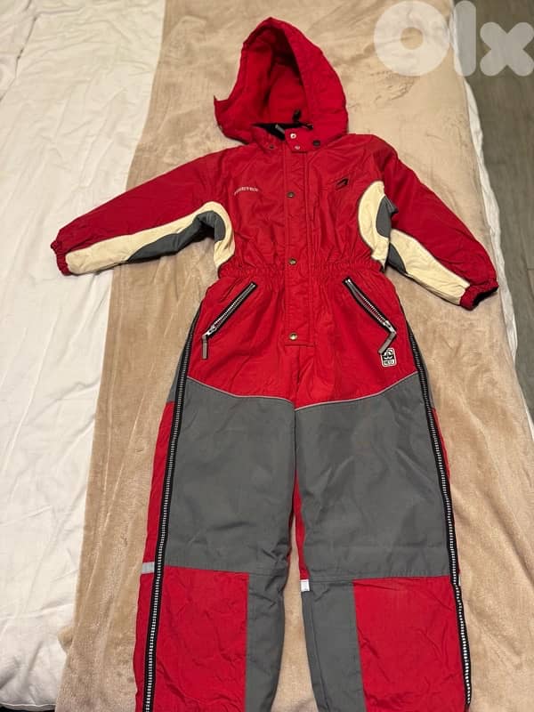 one piece kids snow suit from sweden like new unisex 6-8y 0