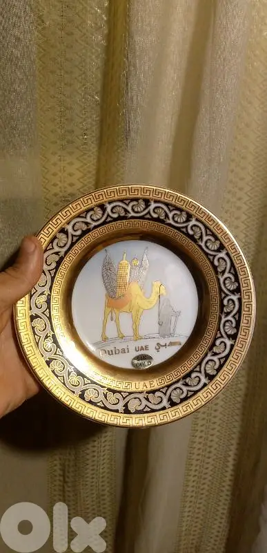 Plate 24k Gold