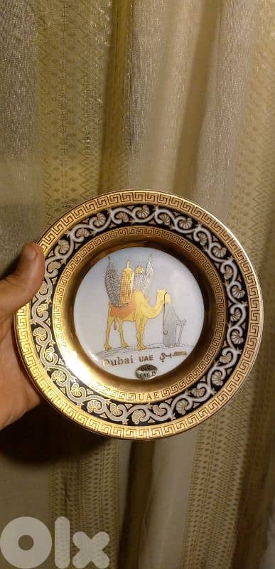 Plate 24k Gold 0