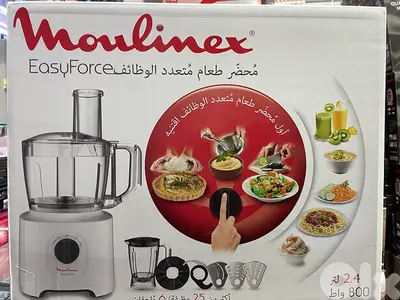 Moulinex food processor  more than 25 in 1 multifunction