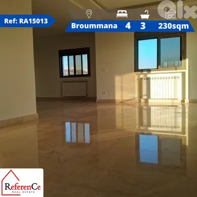 Spacious apartment in broummana شقة واسعة في برمانا