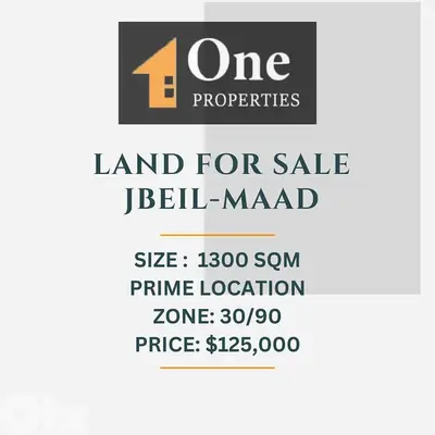 LAND FOR SALE IN JBEIL-MAAD