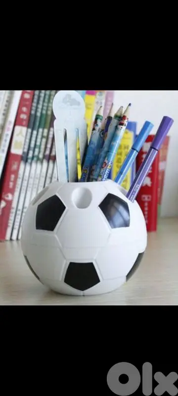 football shape stationery stand