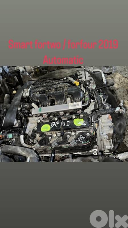 Smart fortwo forfour used original engines and parts 5