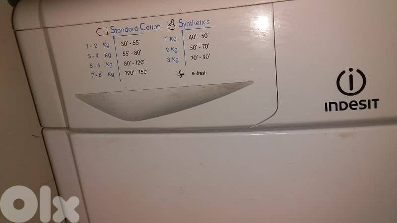 Indesit Condenser dryer 8kg 2