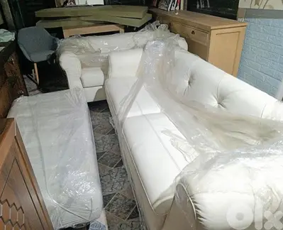 full Spanish real leather living room