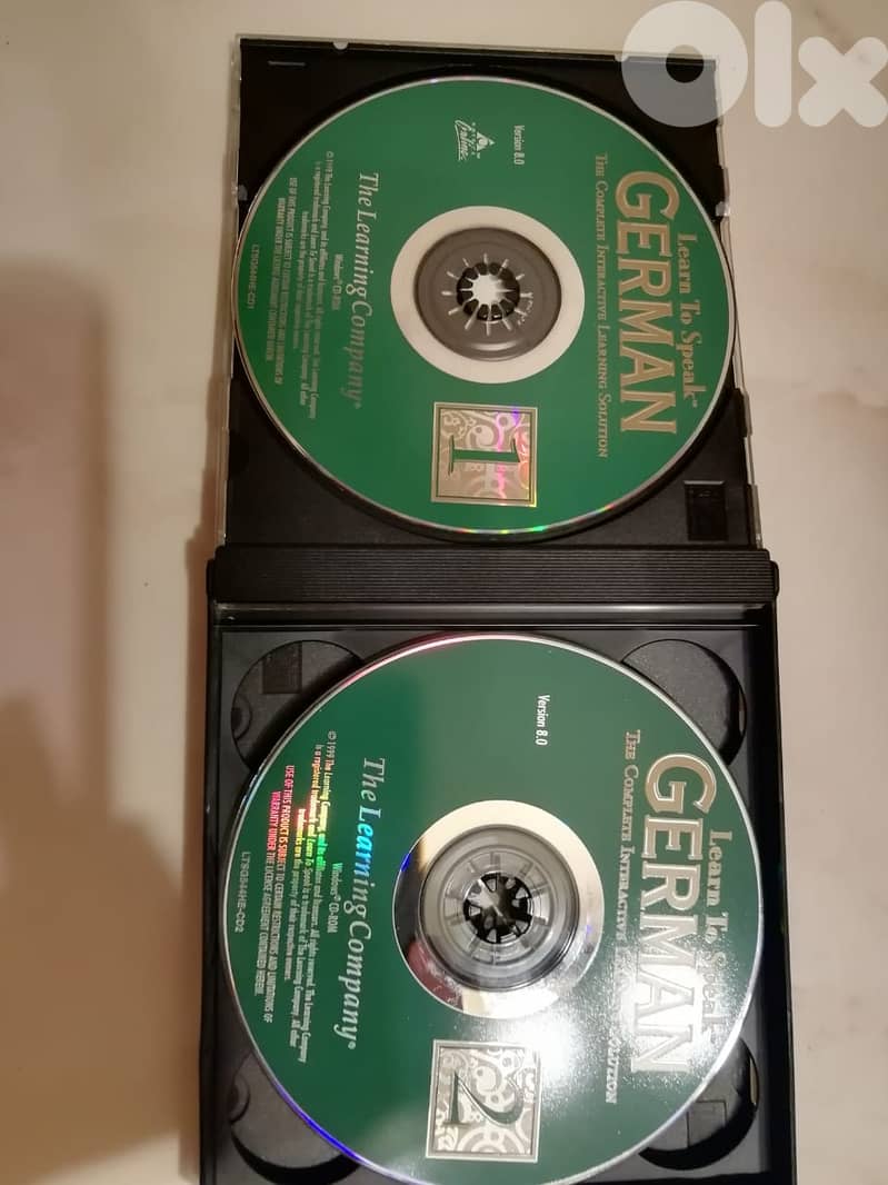 Learn to speak German. Courses on 4 cds box set 1