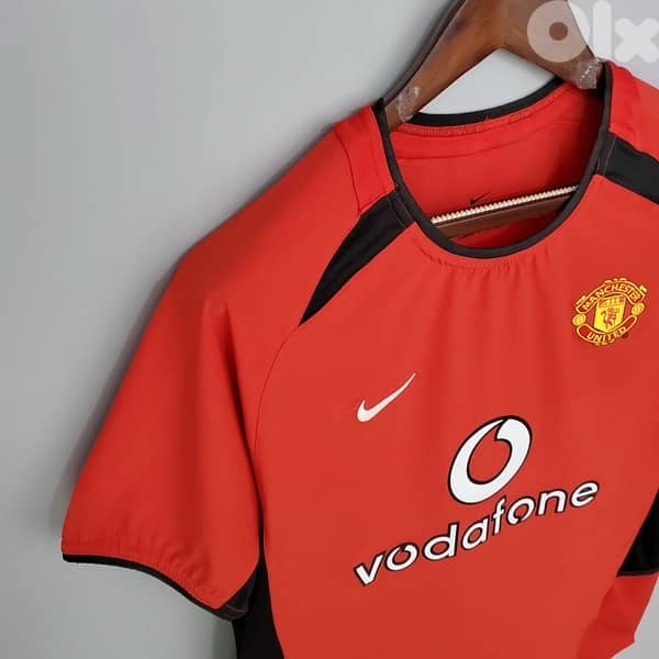 Manchester United 2002 Home vodafone nike jersey 1