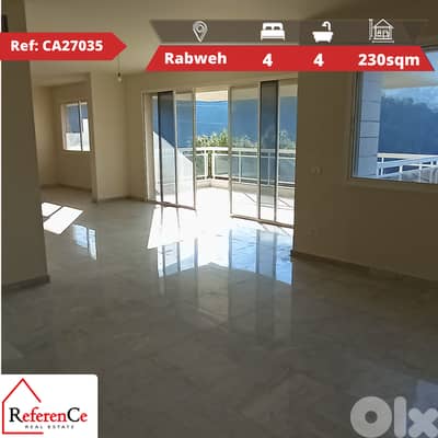 Apartment for sale in Rabweh شقة للبيع في الربوة
