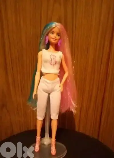 Barbie FANTASY HAIR UNICORN/MERMAID LOOKS+Own complete wear Great doll