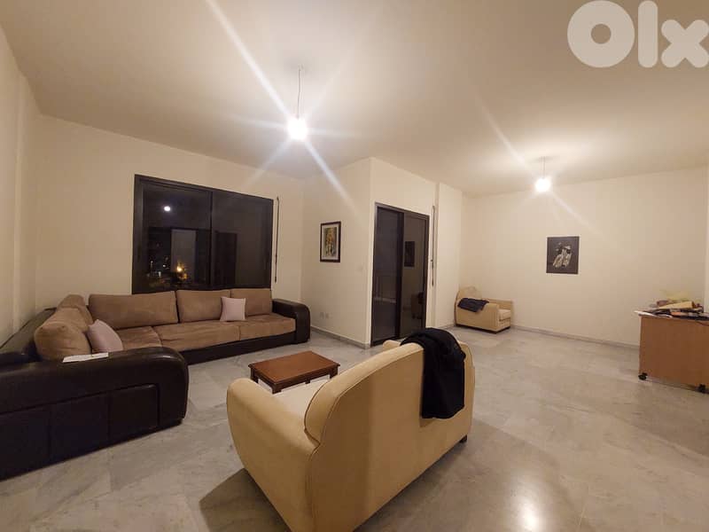 158 SQM Prime Location Apartment in Zalka, Metn with City View 0