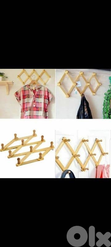 bamboo wood hanger 2