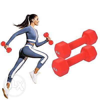 Dumbbell color 2.5$ for each kilo 2