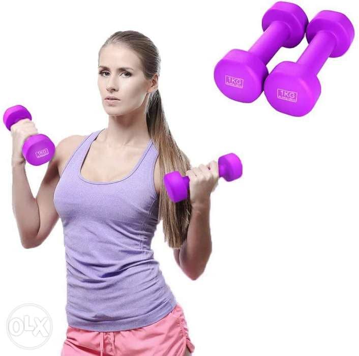 Dumbbell color 2.5$ for each kilo 3