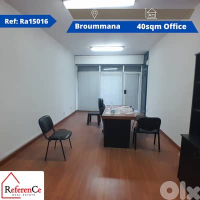 Prime location Office in Broummana مكتب بموقع مميز في برمانا