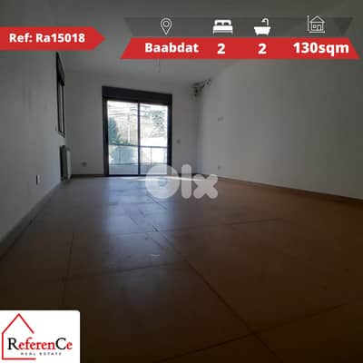 New apartment for sale in Baabdat شقة جديدة للبيع في بعبدات