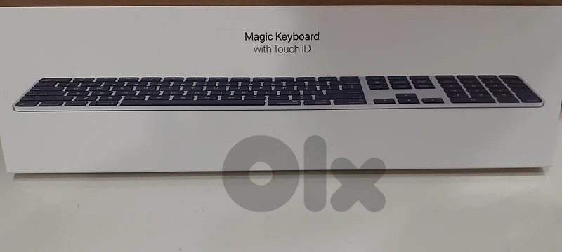 Magic Keyboard with touch id and numeric keypad usb-c black MXK83