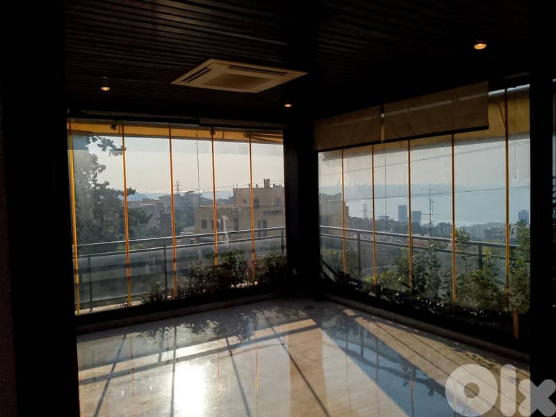 530 Sqm | Fully Decorated Apartment For Sale In Rabieh | Sea View 0