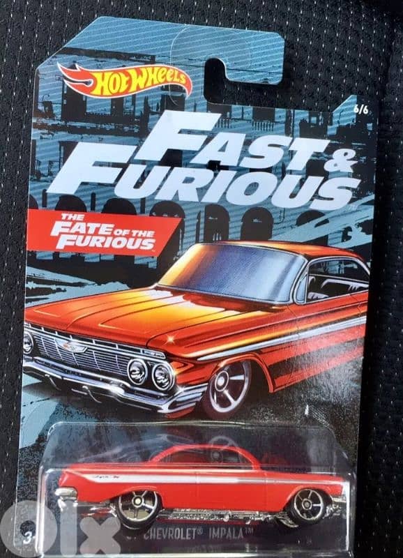 Fast & Furious Hot Wheels diecast car model 1;64. 1