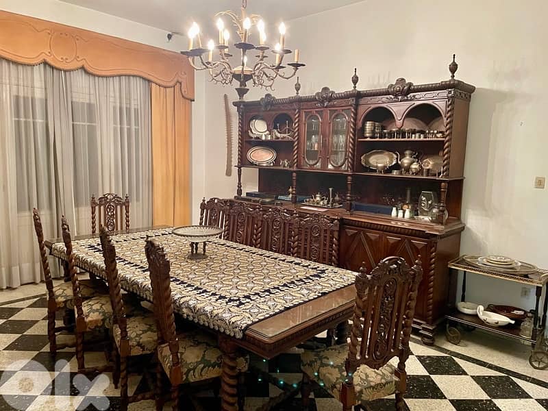 ROYAL ANTIQUE HEAVY FULLY ENGRAVED DINING ROOM 0