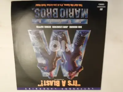1993 letterbox Super Mario Bros laserdisc
