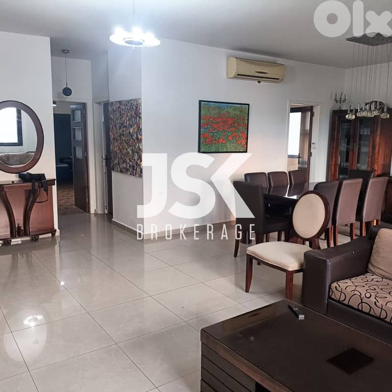 L16943 - Furnished Apartment With Open View For Rent in Zalka 0
