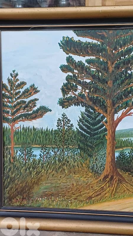 لوحة رسم زيتي 9