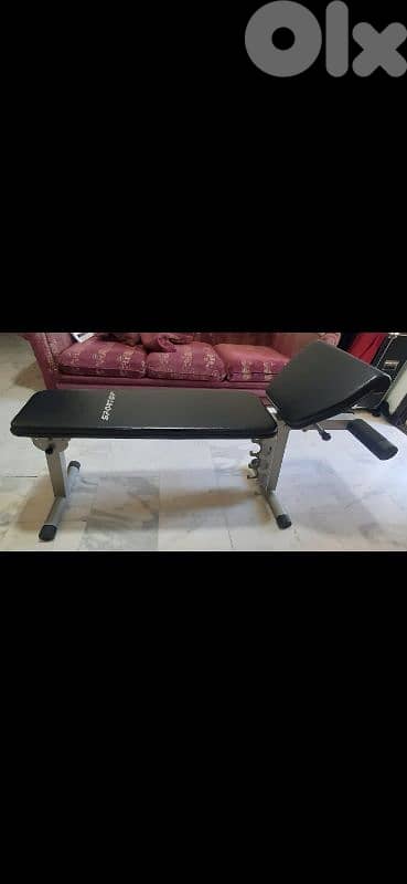 adjustable bench like new  original 5