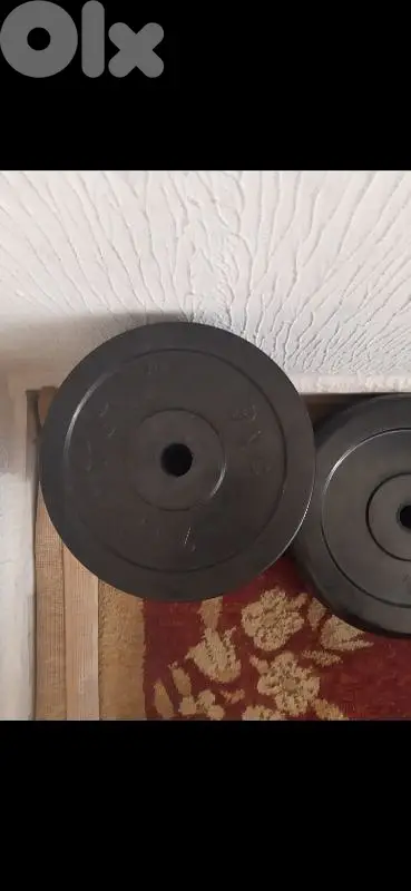 weights rubber like new شبه جديد