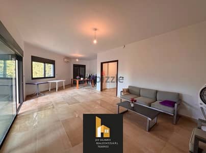 Catchy deal in Kfarehbab 210m2+100m2 terrace Open View/شقة كفرحباب