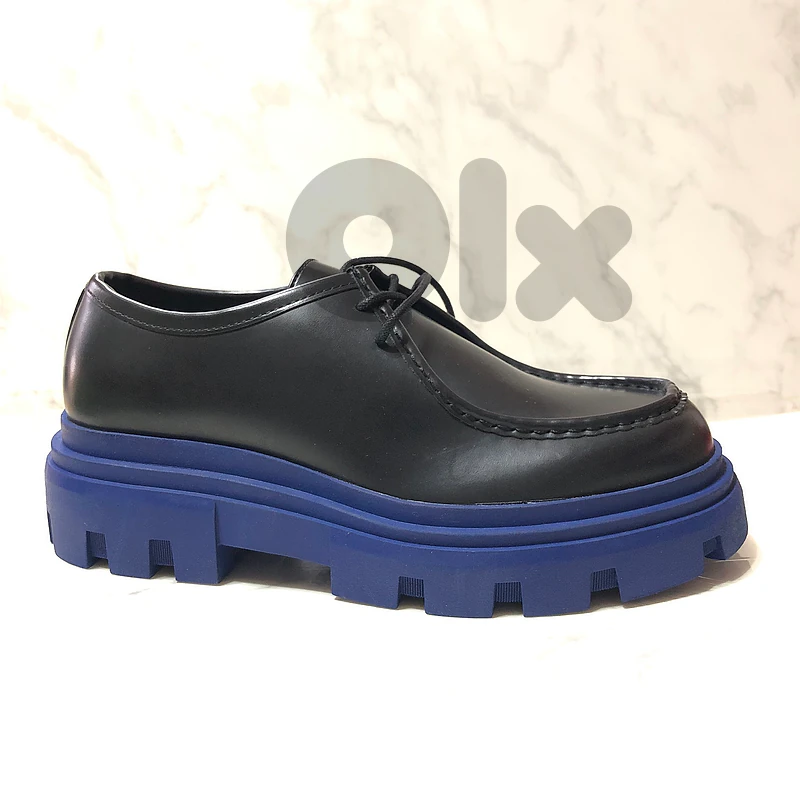 ZARA MOC TOE CHUNKY SHOES 42