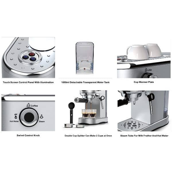 coffee espresso machine ground coffee or nespresso capsule STARSAT 1