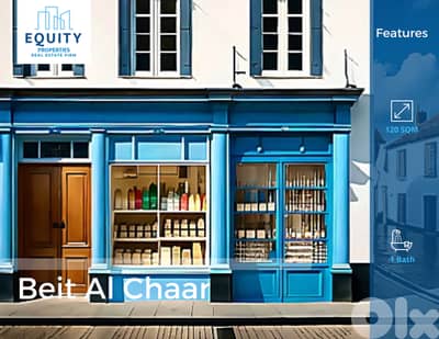 120 SQM Shop For Sale In Beit El Chaar Prime Location #JM146831