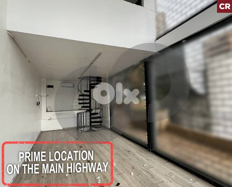 Prime location- Spacious  -Jdeideh highway /جديده  REF#CR117844 0
