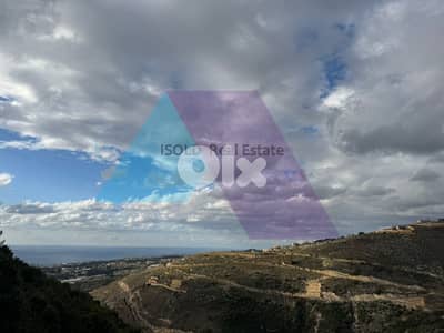 Land+Mountain/Sea View for Sale in Hboub/Jbeil  - أرض للبيع في حبوب