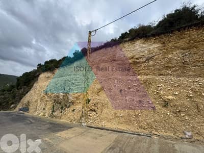Land+Mountain/Sea View for Sale in Hboub/Jbeil  - أرض للبيع في حبوب