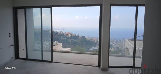 180 Sqm + 110 Sqm Garden | Apartment For Sale In Bsalim | Sea View