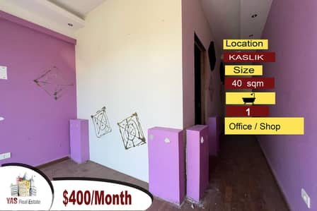 Kaslik 40m2 | Office/ Shop | Modern Architecture | Accessible | EH |