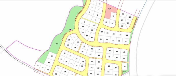 526 SQM Land in Nicosia, City Center Cyprus overlooking the Mountains