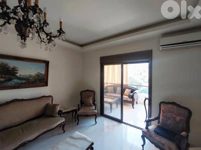 160 SQM Fully Furnished Apartment in Aoukar, Metn with Mountain View