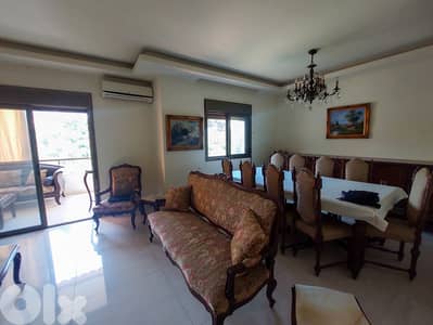 160 SQM Fully Furnished Apartment in Aoukar, Metn with Mountain View