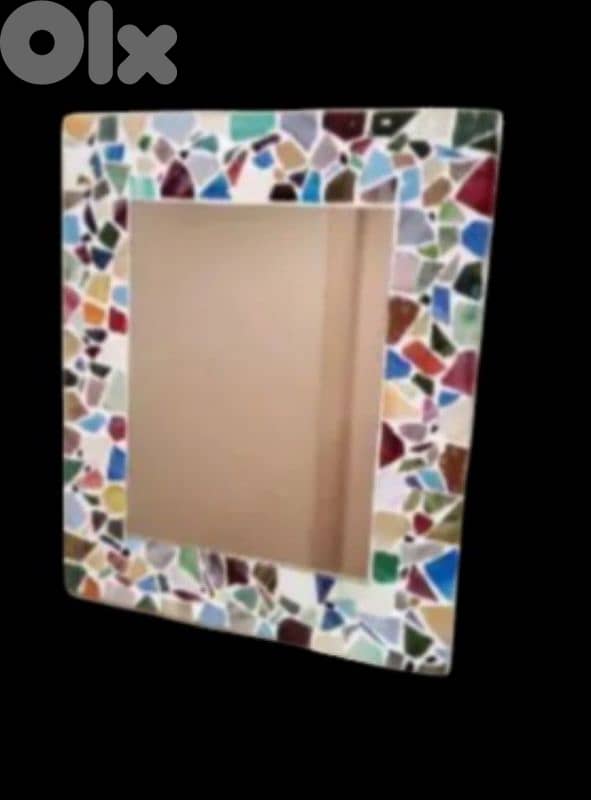 Handmade mosaic mirror 0