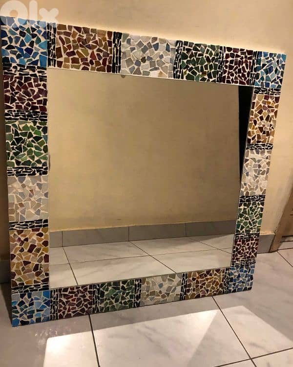 Handmade mosaic mirror 1