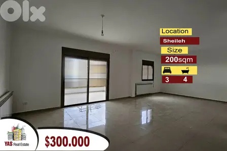 Sheileh 200m2 | Brand New | Luxury | Prime Location | View | TO/MJ |